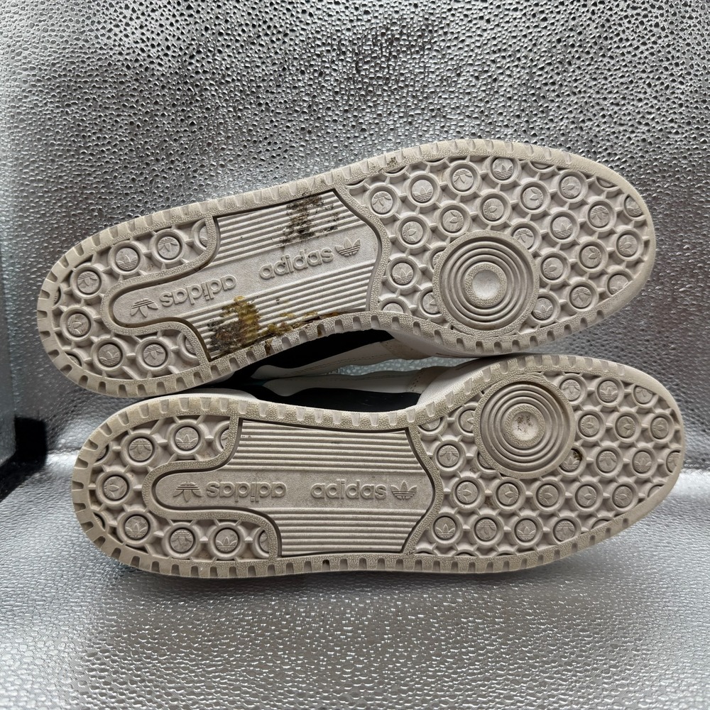Size 10.5 Adidas Forum Exhibit Low White Pulse Aqua Mens Sneaker Shoes GZ5390 - Picture 11 of 11